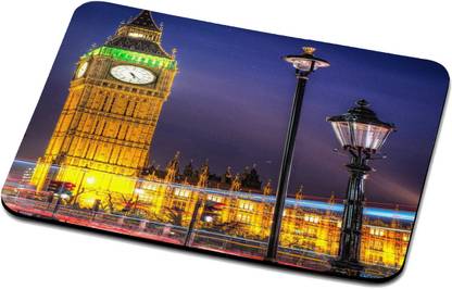 REINVENTORS Clock Tower Night Mouse Pad 545 Mousepad