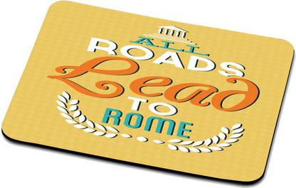 RADANYA Roads Rome Mouse Pad s25008 Non Slip Base Mousepad