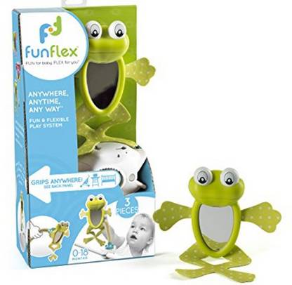 Fun Flex Frog Mirror Set Rattle