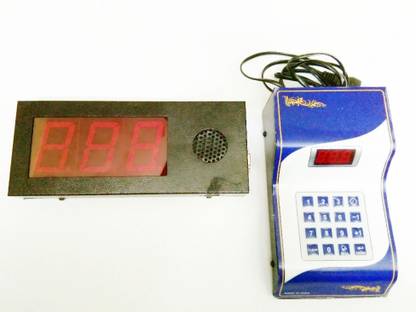 HANUTECH Electronics Token Calling Display System with Ring Bell Electronics Token Calling Display System with Ring Bell Indoor, Outdoor PA System