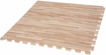 IRIS Interlocking Foam Floor Mat (16 sq ft) Protective Flooring Workout Mat Cushion Brown 10mm mm Exercise & Gym Mat