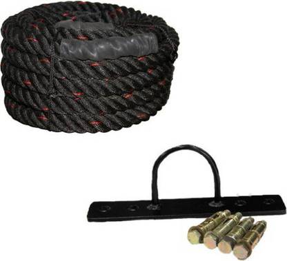 NTC Battle Rope 50FT TW 3STR RED TR WM Battle Rope Battle Rope