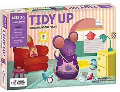 XUNDA TIDY UP Sort around the house, Multi Color Strategy & War Board Game