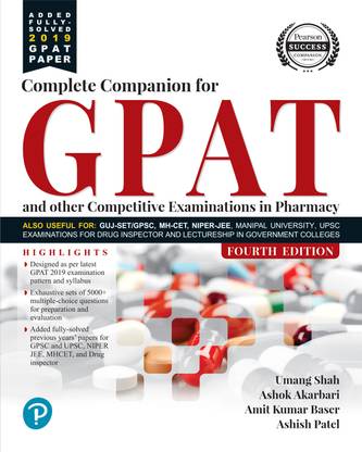 Complete Companion for Gpat and Other Entrance Examination in Pharmacy