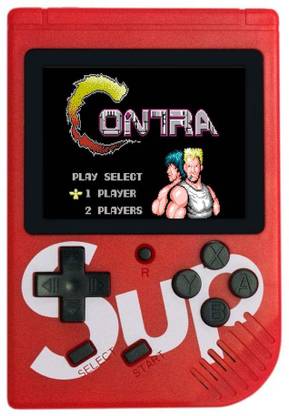 WORLD ONLINE GameBox Retro Classic Mini Game Machine SUP Handheld Game Console 400 in 1 with Super Mario, Snow Bros, Contra, Road Fighter, Street Fighter, Adventure Island