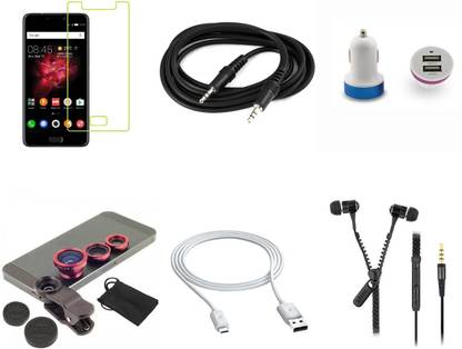 Mudshi Screen Protector Accessory Combo for Infinix Note 4