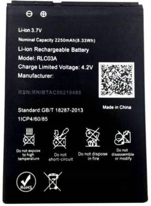 mobi com Mobile Battery For  LYF WIND-6, WIND-7 2250 MAH