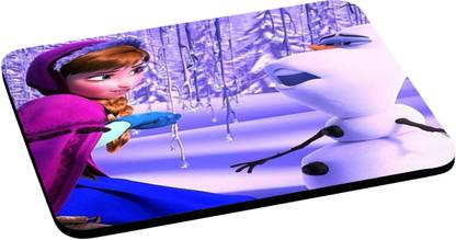 ANNI69 Olaf Carrot Nose Get Uncder In face Mouse Pad Non Slip Base Mousepad
