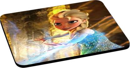 ANNI69 Angry Frozen Princess Elsa Mouse Pad Non Slip Base Mousepad