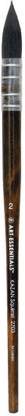 ART ESSENTIALS KAZAN Synthetic Squirrel Hair Brush - Series 2703 - Quill Mounted Mop - Short Handle - Size: 2