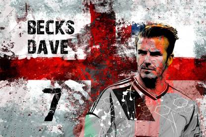 David Beckham POSTER LARGE Print on 36x24 INCHES Fine Art Print