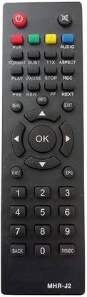 LipiWorld MHR-J2 MP4 HD Setup Box Remote Control Compatible for  MELBON Remote Controller