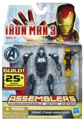 Hasbro Marvel Iron Man 3 Assemblers Sonic Camo Iron Man Figure