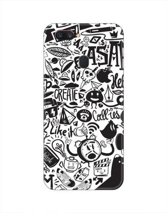 Smutty Back Cover for Realme U1, RMX1831, RMX1833 - Doodle Print