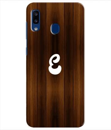 ETECHNIC Back Cover for Samsung Galaxy A20 - Alphabet E