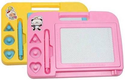 Anvi Educational Writing and Drwing Magic Slate for Kids. (Combo Pack of 2) (Multicolor)