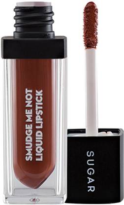 SUGAR Smudge Me Not Liquid Lipstick 12 Don Fawn (Yellow Brown), 4.5 ml