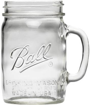Ball Best for Juices and Different Drinks (Without Lid) Glass Mason Jar