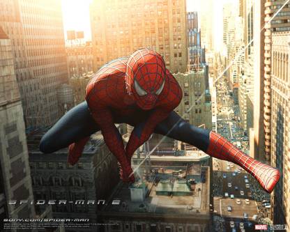 Movie Spider Man 2 Spider Man HD Wallpaper Background Paper Print Wall Poster Print on Art Paper 13x19 Inches Paper Print