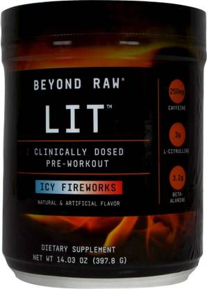 GNC Beyond Raw LIT Clinically Dosed Pre-Workout - 30 Servings EAA (Essential Amino Acids)