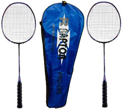 Raptor PRO-285 Multicolor Racket (Set of 2) Strung Badminton Racquet Multicolor Strung Badminton Racquet