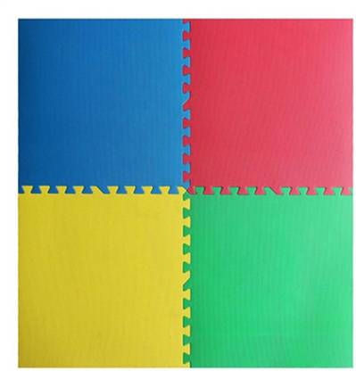 IRIS Interlocking Foam Floor Mat (32 sq ft) Protective Flooring Workout Mat Cushion Multicolor 10mm mm Exercise & Gym Mat