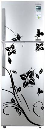 SUDARSHAN STICKER 64 cm Refrigerator Sticker - Decor Kafe Decorative Floral Desing Decorative fridge sticker Self Adhesive Sticker