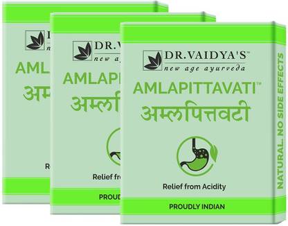DR. VAIDYA'S Amlapittavati - Ayurvedic and Natural Relief from Acidity - Pack of 3