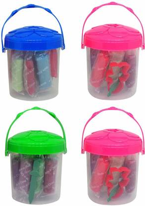 MORGES Non-Toxic & Air Dry Clay for Kids Use For Playing , multicolor