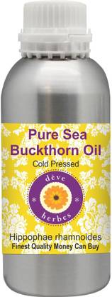 deve herbes Pure Sea Buckthorn Oil (Hippophae rhamnoides) 100% Natural Therapeutic Grade Cold Pressed
