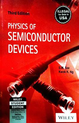 Physics of Semiconductor Devices 3rd  Edition