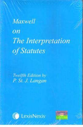 Maxwell'S Interpretation of Statute