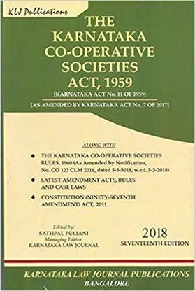 Karnataka Co-operative Societies Act, 1959 with Rules