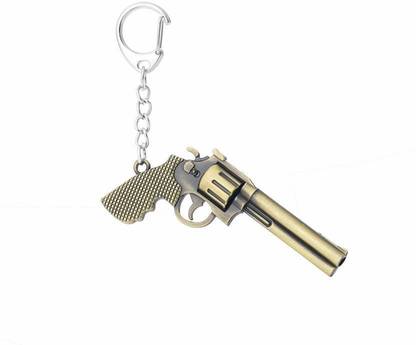 Belphegor PUBG Soldier Gun Keychain Pistol Keychain Key Chain Locking Key Chain