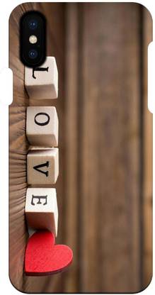 Smutty Back Cover for Apple iPhone XS - Love Print