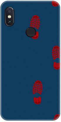 Smutty Back Cover for Mi A2, M1804D2SG, M1804D2SI - Footsteps Print