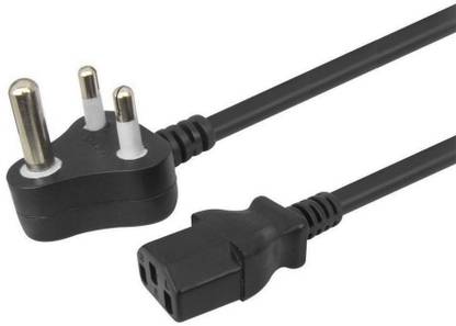 Fedus Power Cord 1.5 m 1.5M Computer Power Cable Cord for Desktops PC and Printers / Monitor SMPS Power Cable IEC Mains Power Cable