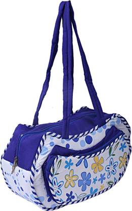KUBER INDUSTRIES Cotton 1 Pieces Mamas Shoulder Diaper Bag for New Baby (Blue) -CTKTC6269 Shoulder Bag