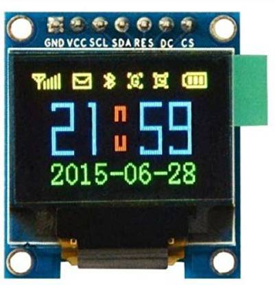 arduino 0.95 inch 7pin Full Color 65K Color ssd1331 OLED Display 3.3v 5v Serial SPI Display Lights Electronic Hobby Kit