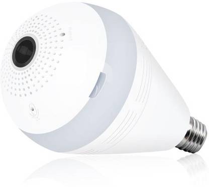 Najar24 Wireless 720P HD WiFi Led Bulb Camera, Bluetooth Music Player With Multi Color LED Lights Security Camera