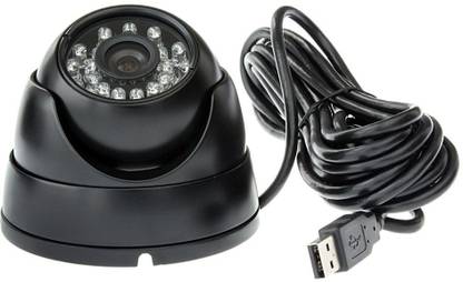 Lascom India USB Port CCTV Dome 24 IR Night Vision Camera DVR with Memory Card Slot Recording (USB) Security Camera