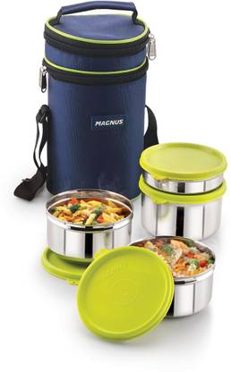 मैग्नस Romeo 4 container lunch box 1300 ml 4 कंटेनर लंच बॉक्स
