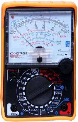 TECHGEAR YX-360TRE-L-B High Quality + Large + Bright Screen Analog Multimeter Analog Multimeter