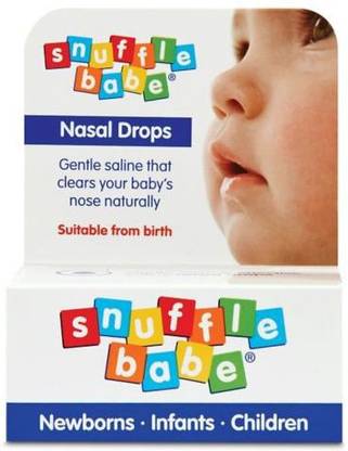 Snuffle Babe Nasal Drops Suitable From Birth 10 ml Manual Nasal Aspirator