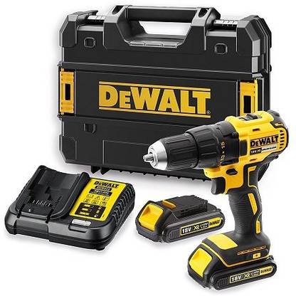 DEWALT Dealt 18V XR Brushless Drill Driver DCD777S2T-QW Pistol Grip Drill