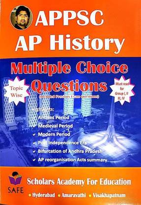APPSC Andhra Pradesh (AP) History Multiple Choice Questions