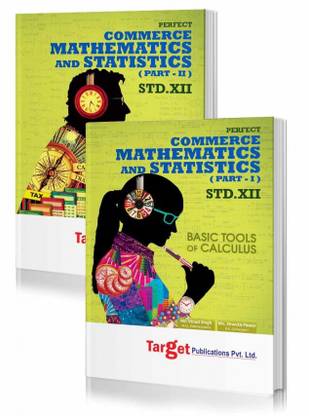 Std. 12th Mathematics and Statistics 1 and 2 Notes Combo, Commerce (Maharashtra Board)