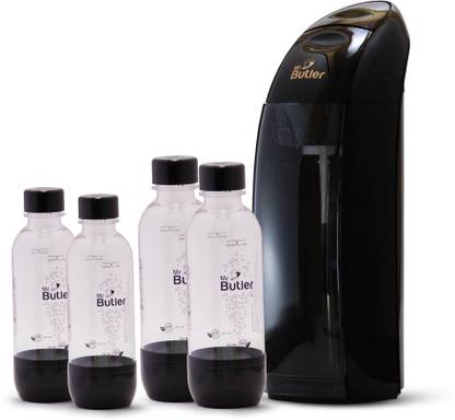 Mr. Butler 'All in One' Jumbo Pack (2 cylinder, 4 Bottles) Soda Maker