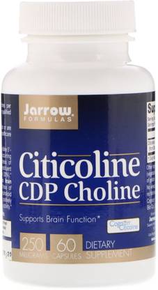 Jarrow Formulas Citicoline CDP Choline 250 mg 60 Capsules