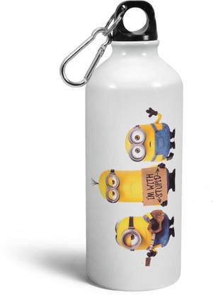 Tee Mafia I'm with stupid minion 600 ml Water Bottle